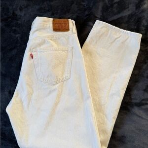 Levi's White Women's Straight Jeans